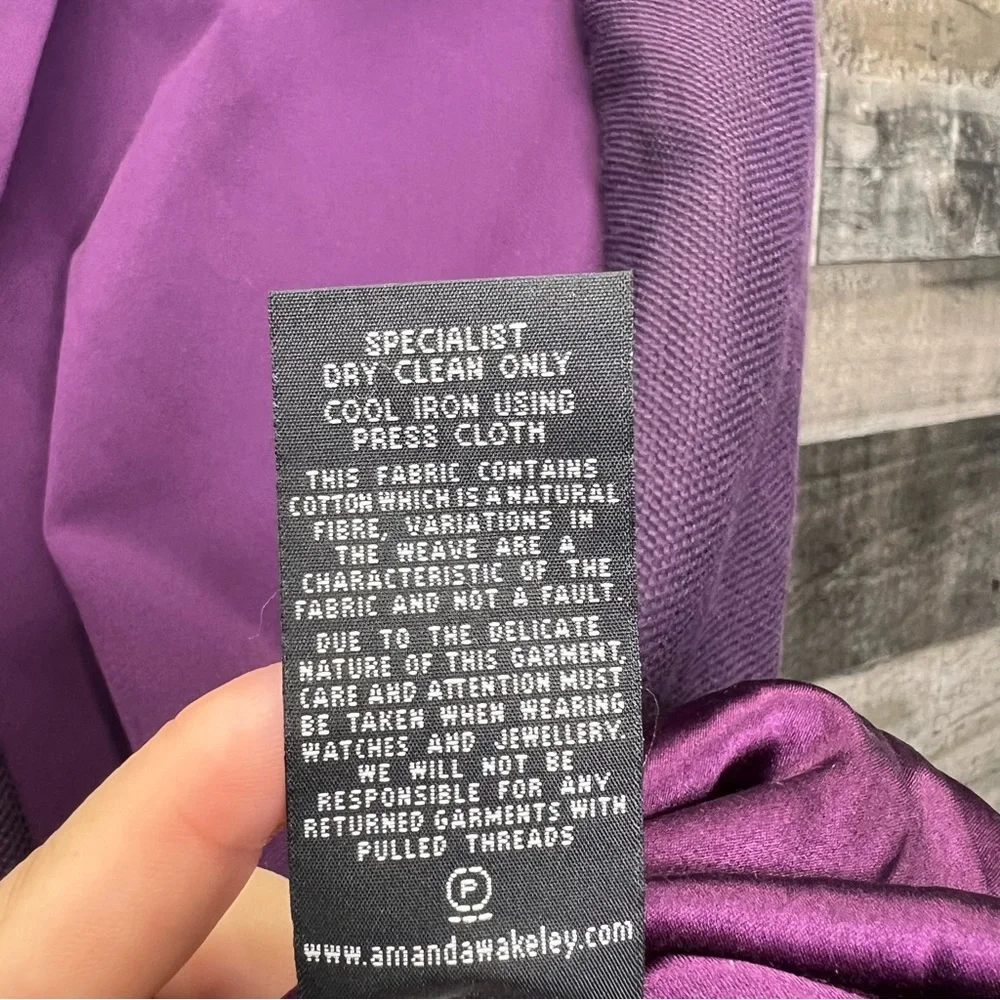 Amanda Wakely Elegant Plum Purple Dress